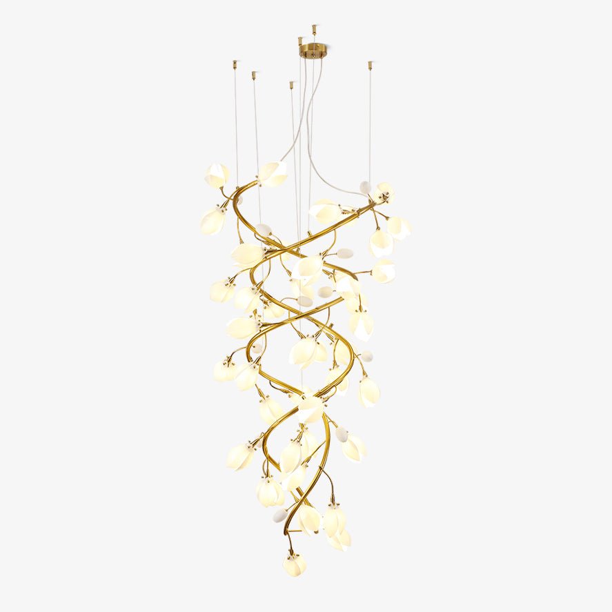Lyreniel Ceramic Chandelier-Moonnatur