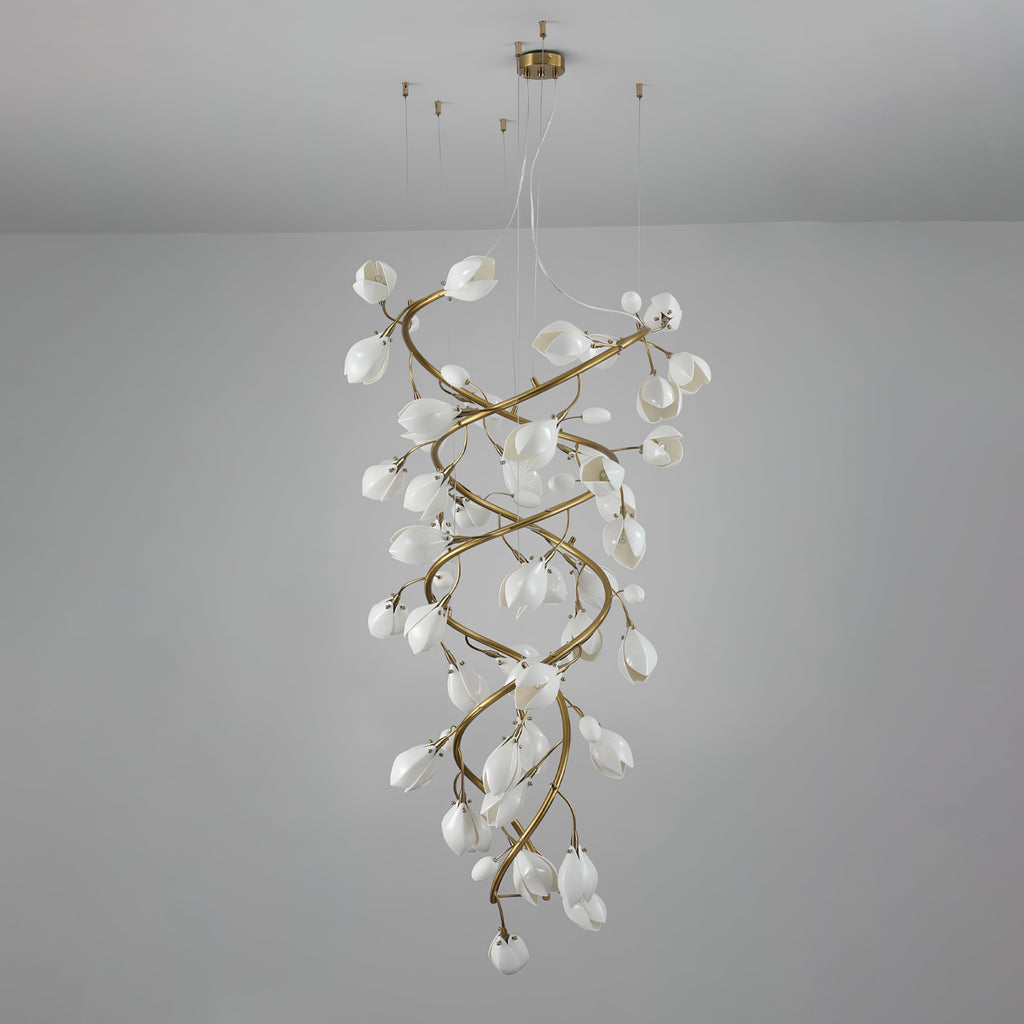Lyreniel Ceramic Chandelier-Moonnatur