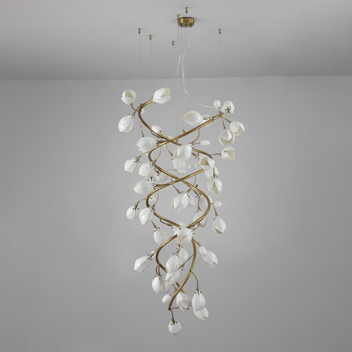 Lyreniel Ceramic Chandelier-Moonnatur