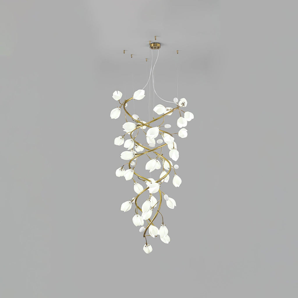 Lyreniel Ceramic Chandelier-Moonnatur