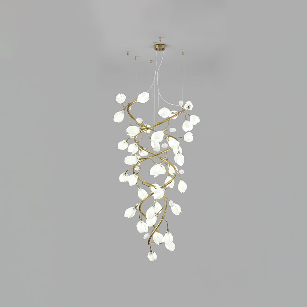 Lyreniel Ceramic Chandelier-Moonnatur