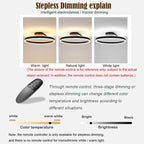Dorrenfern Acrylic Ceiling Light-Moonnatur