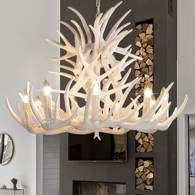 Rildenmere Resin Chandelier-Moonnatur