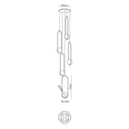 Wrenaria Glass Chandelier-Moonnatur