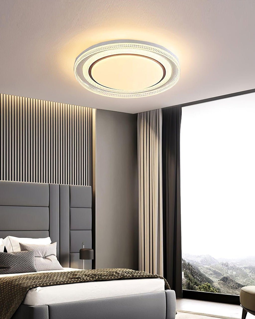 Denelelle Acrylic Ceiling Light-Moonnatur