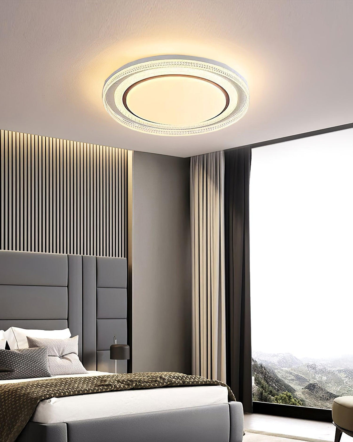 Denelelle Acrylic Ceiling Light-Moonnatur