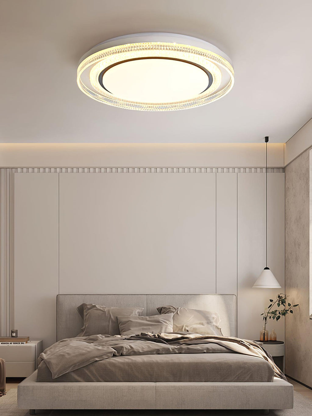 Denelelle Acrylic Ceiling Light-Moonnatur
