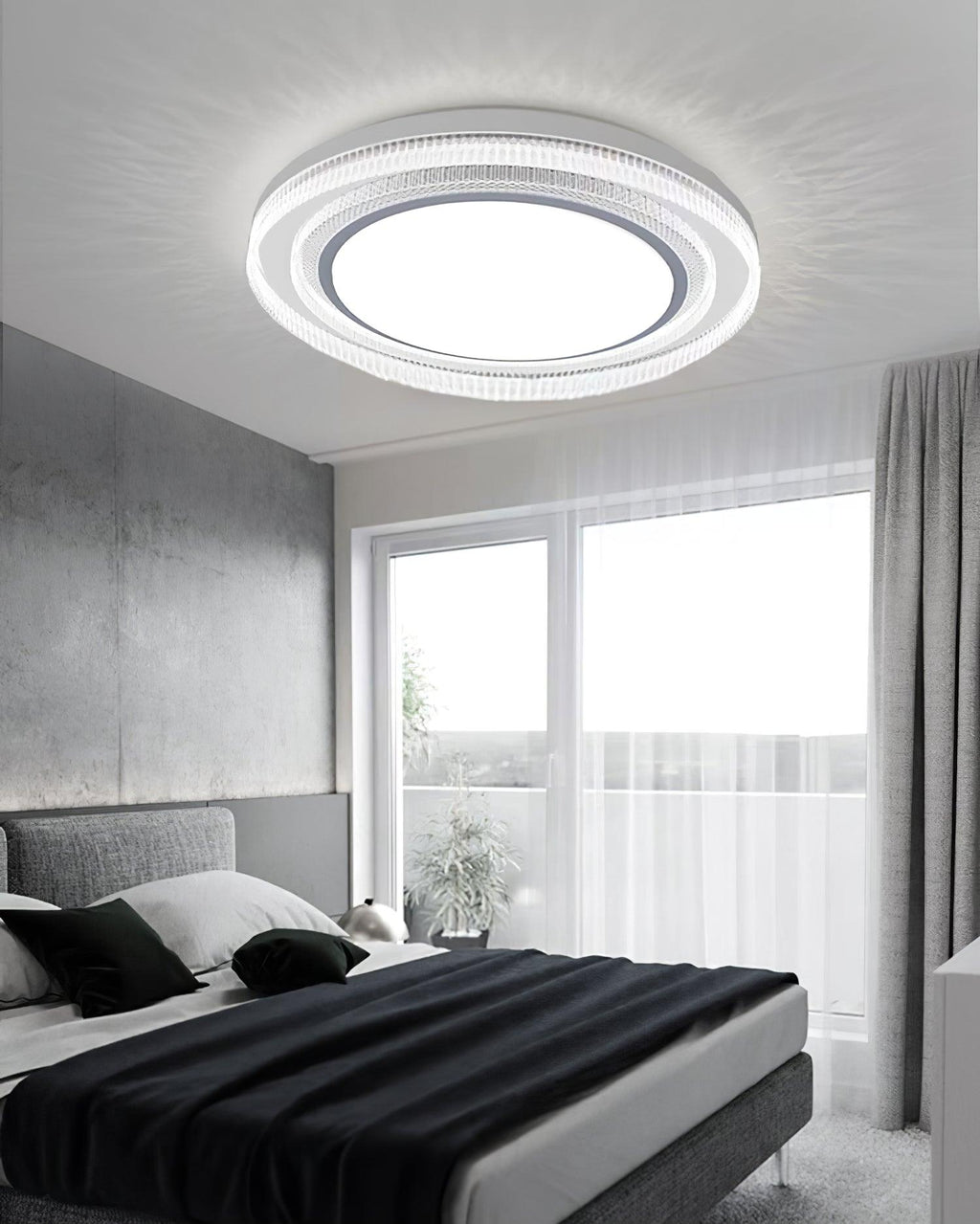 Denelelle Acrylic Ceiling Light-Moonnatur