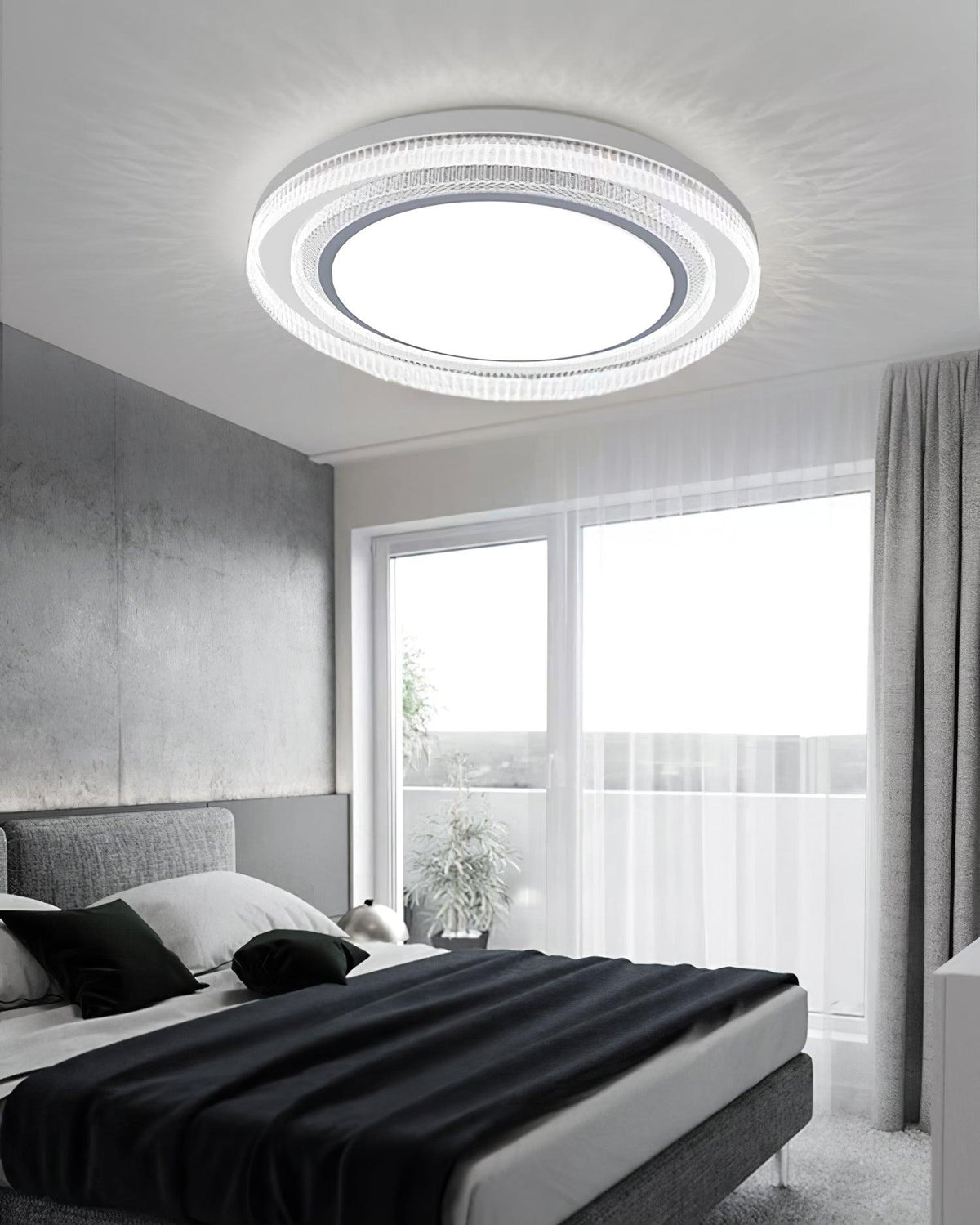 Denelelle Acrylic Ceiling Light-Moonnatur