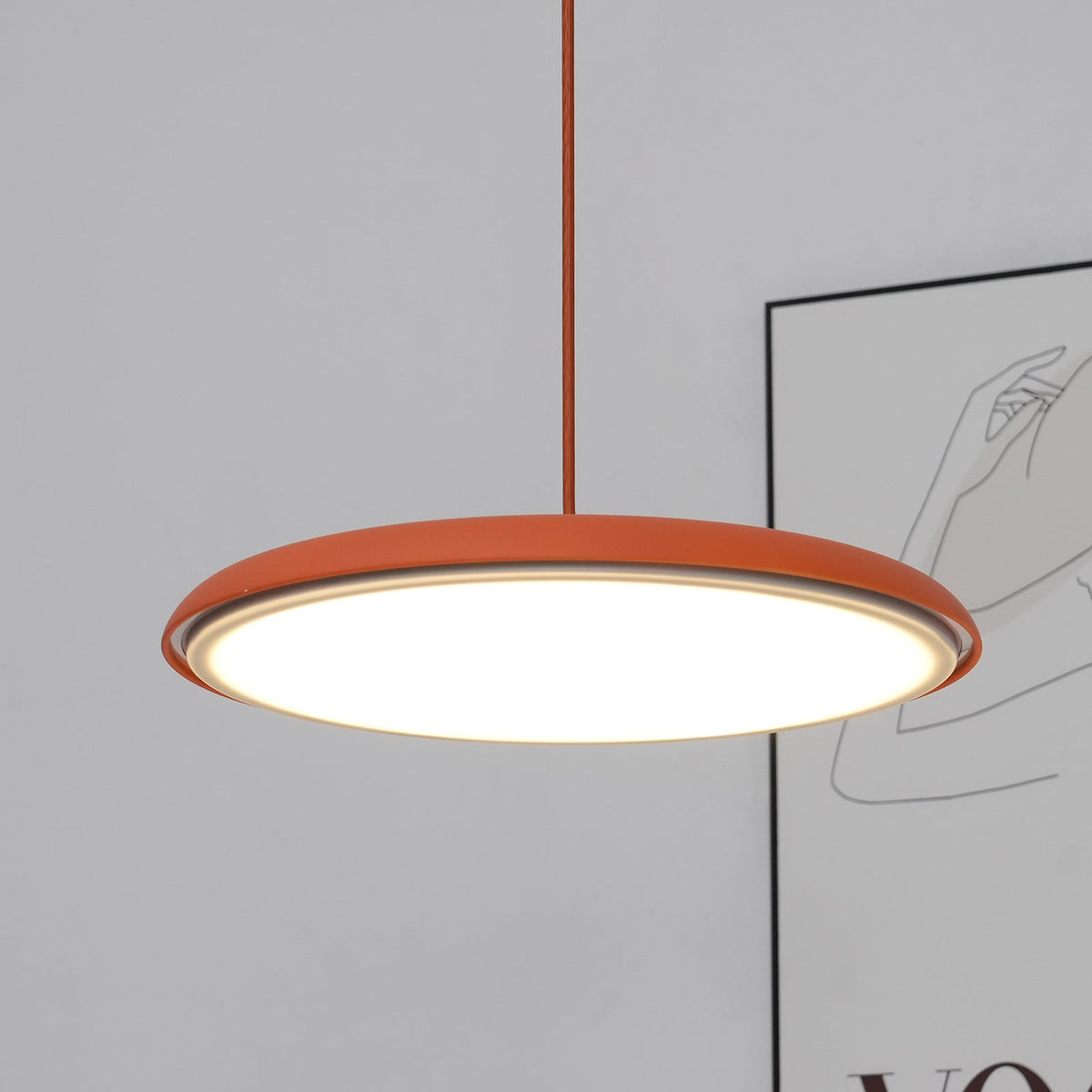 Merrenmere Acrylic Pendant Light-Moonnatur