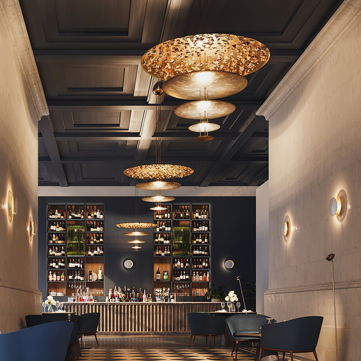 Ivendra Metal Pendant Light-Moonnatur