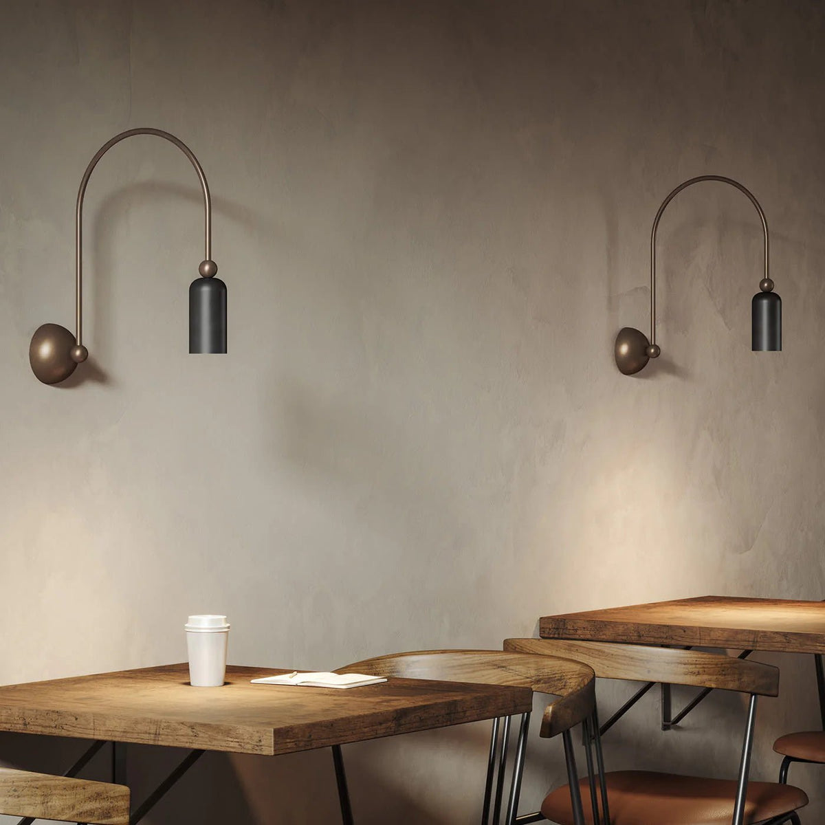 Merrengrove Metal Wall Light-Moonnatur
