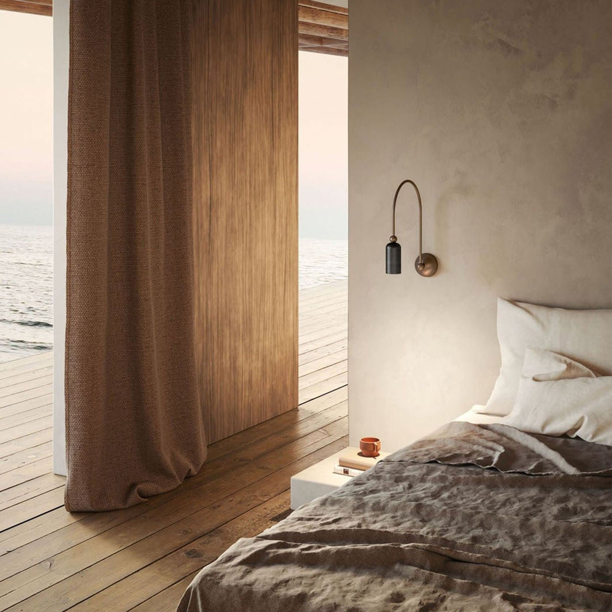 Merrengrove Metal Wall Light-Moonnatur