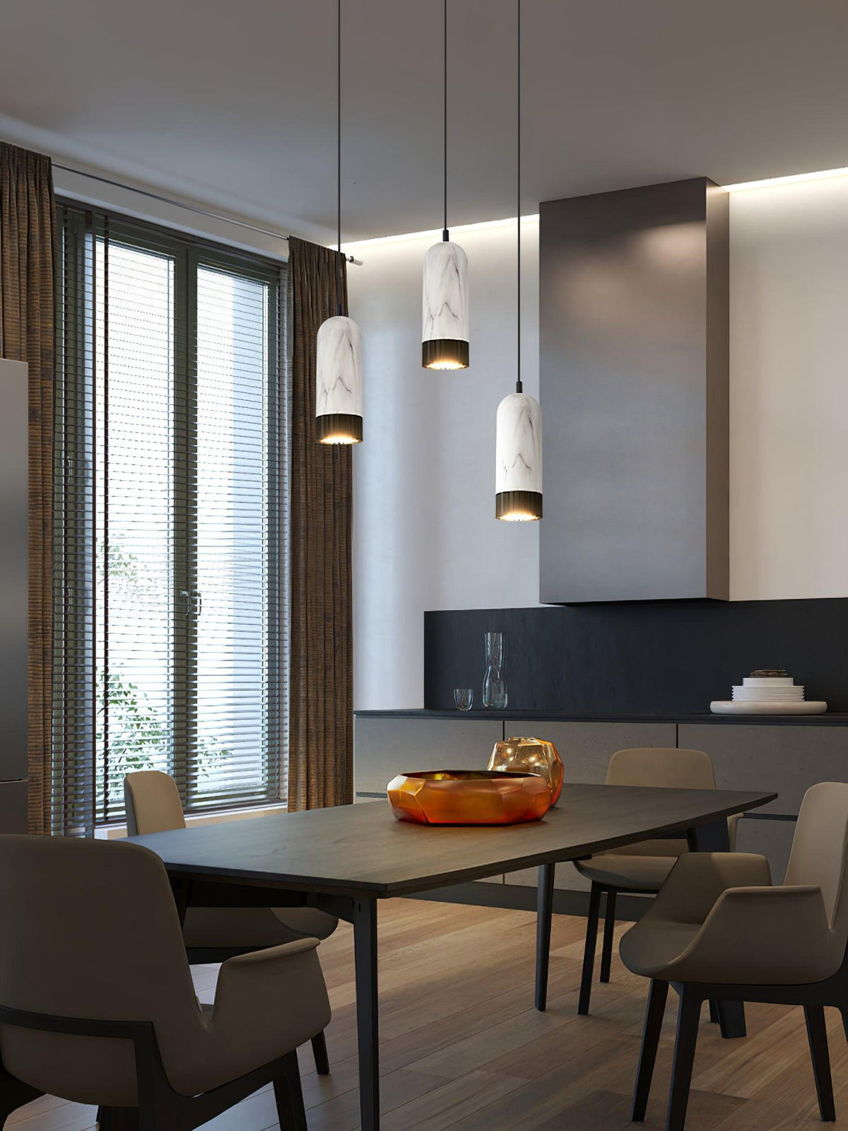 Galenune Aluminium Pendant Light-Moonnatur