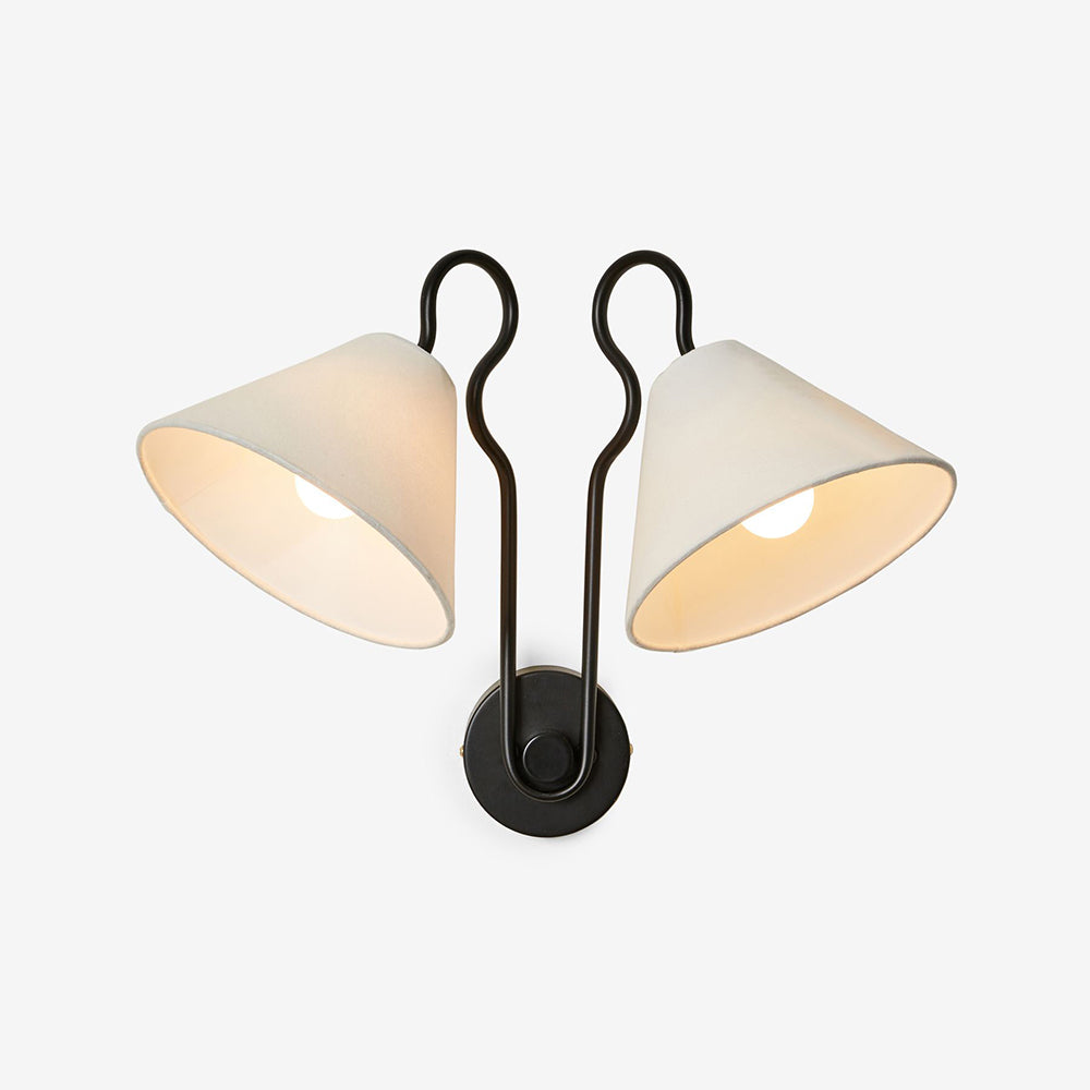 Woldenwynne Fabric Wall Light-Moonnatur