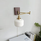 Hatherfern Ceramic Wall Light-Moonnatur