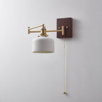 Hatherfern Ceramic Wall Light-Moonnatur