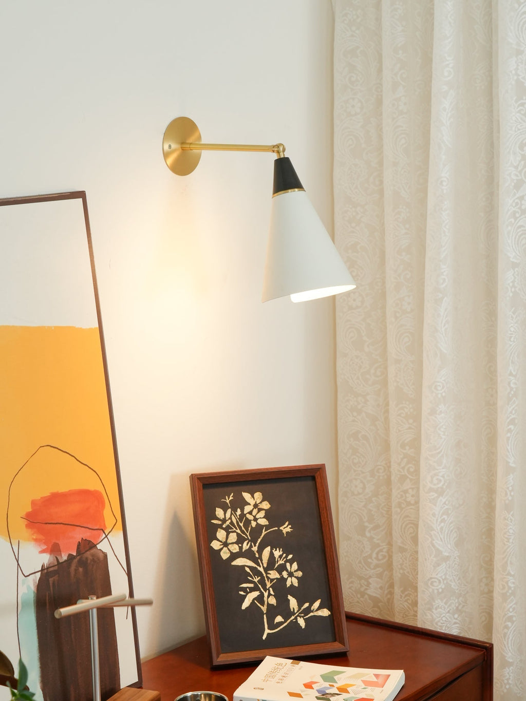 Jasselle Glass Wall Light-Moonnatur