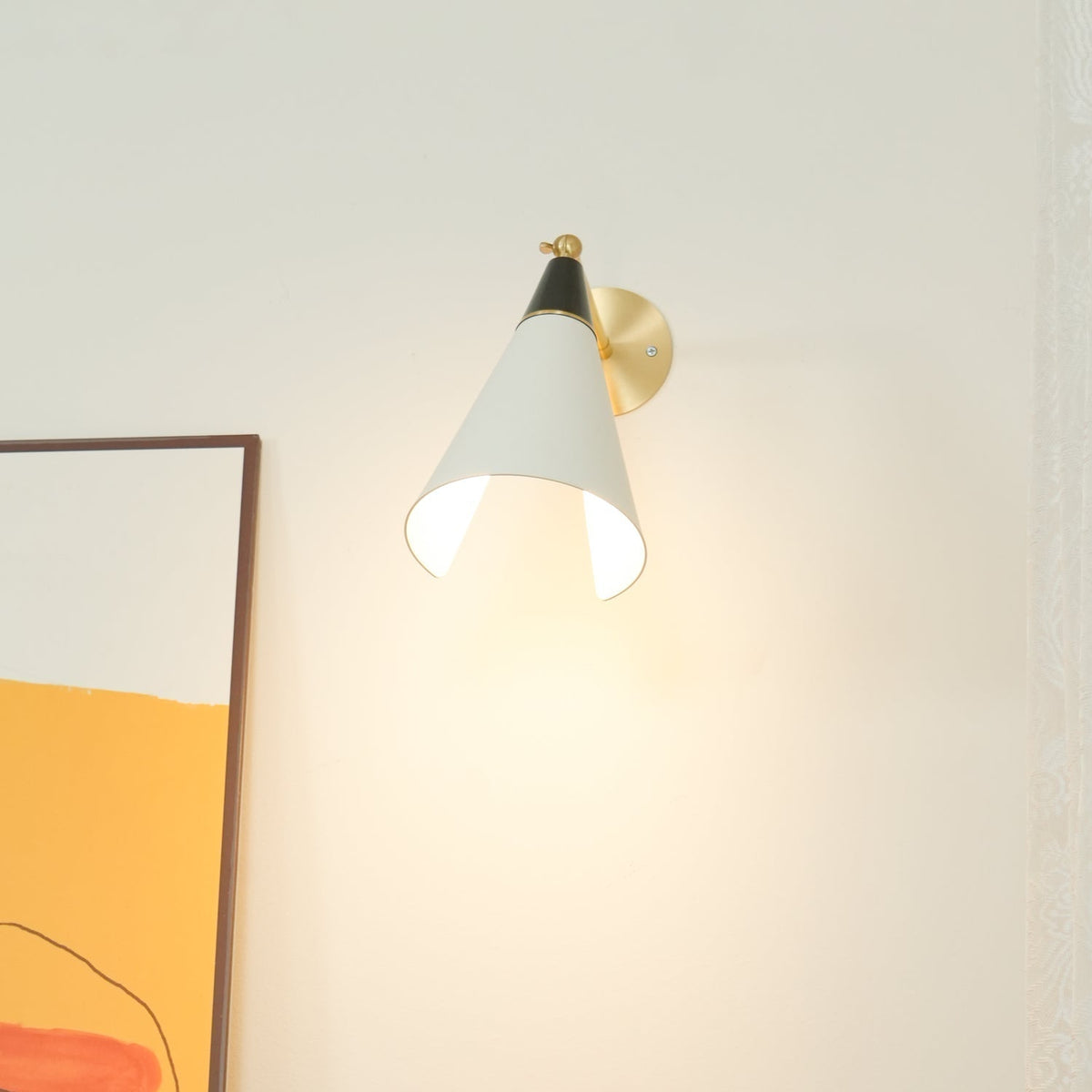Jasselle Glass Wall Light-Moonnatur