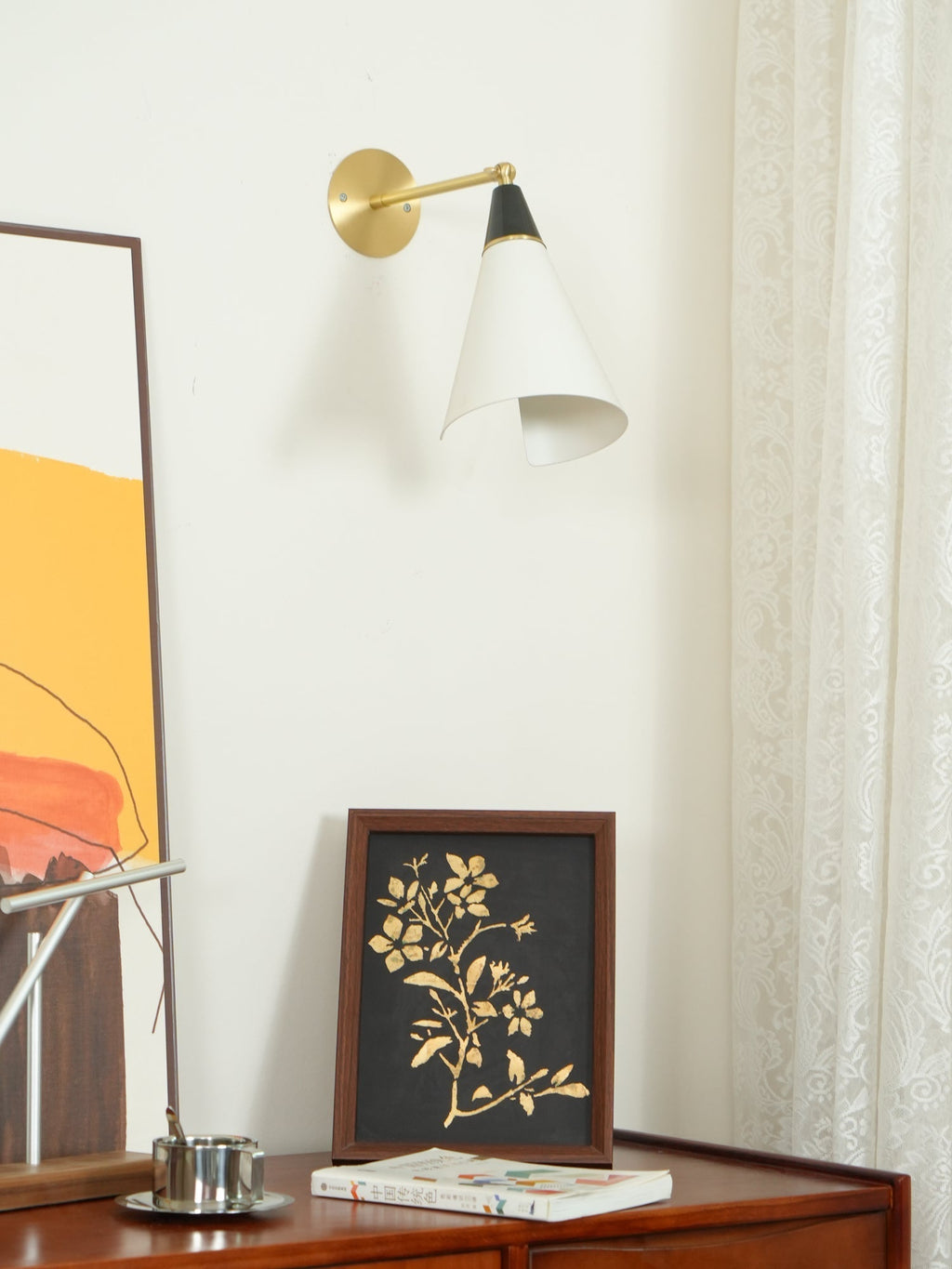 Jasselle Glass Wall Light-Moonnatur