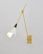 Kelmora Glass Wall Light-Moonnatur