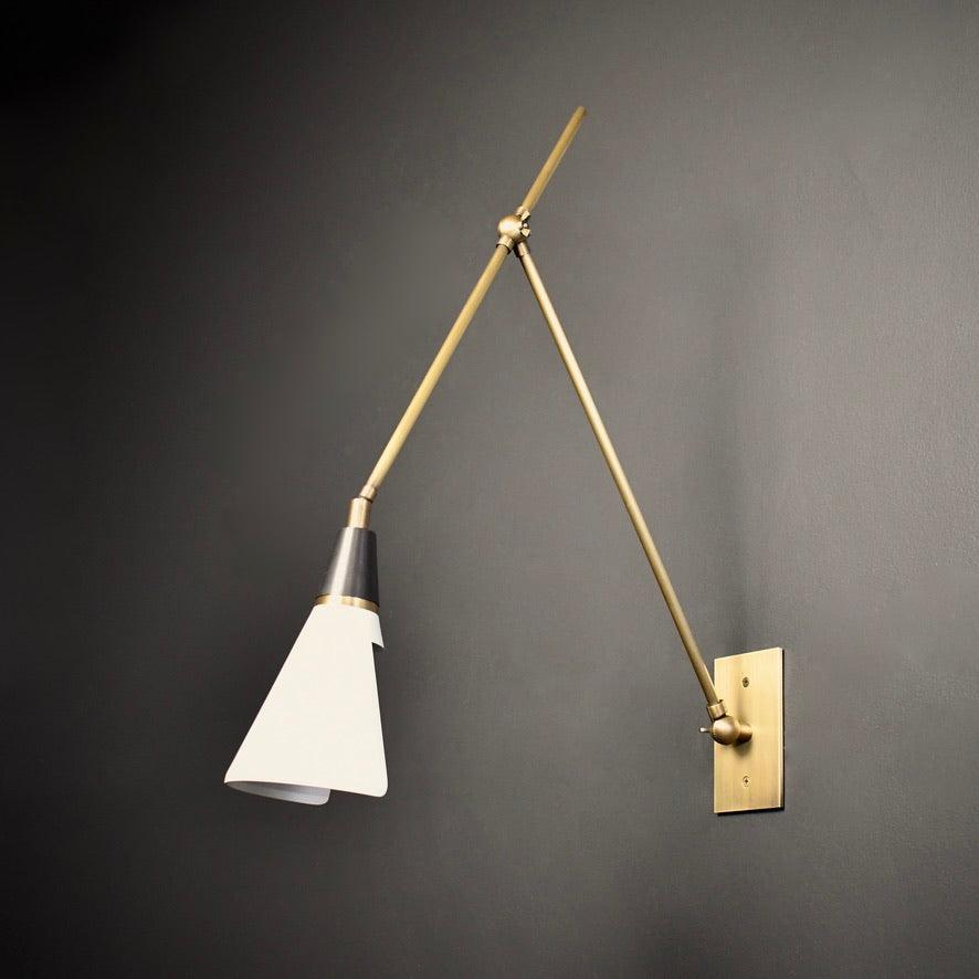 Kelmora Glass Wall Light-Moonnatur