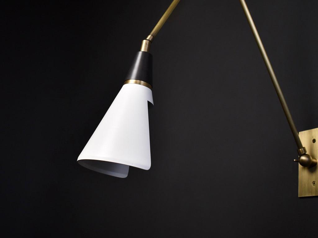Kelmora Glass Wall Light-Moonnatur