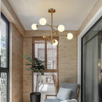 Naverelle Glass Chandelier-Moonnatur