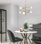 Naverelle Glass Chandelier-Moonnatur