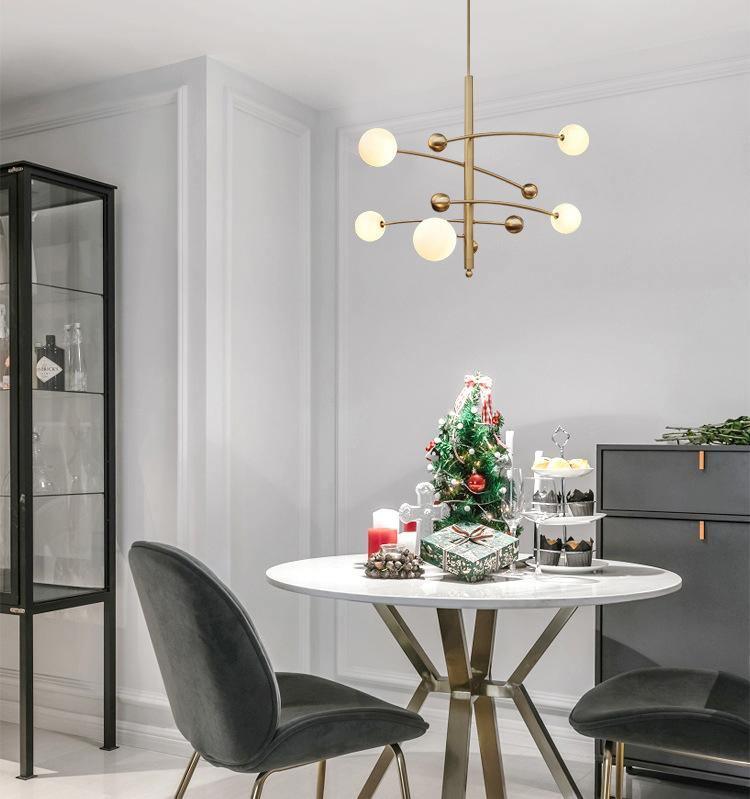 Naverelle Glass Chandelier-Moonnatur