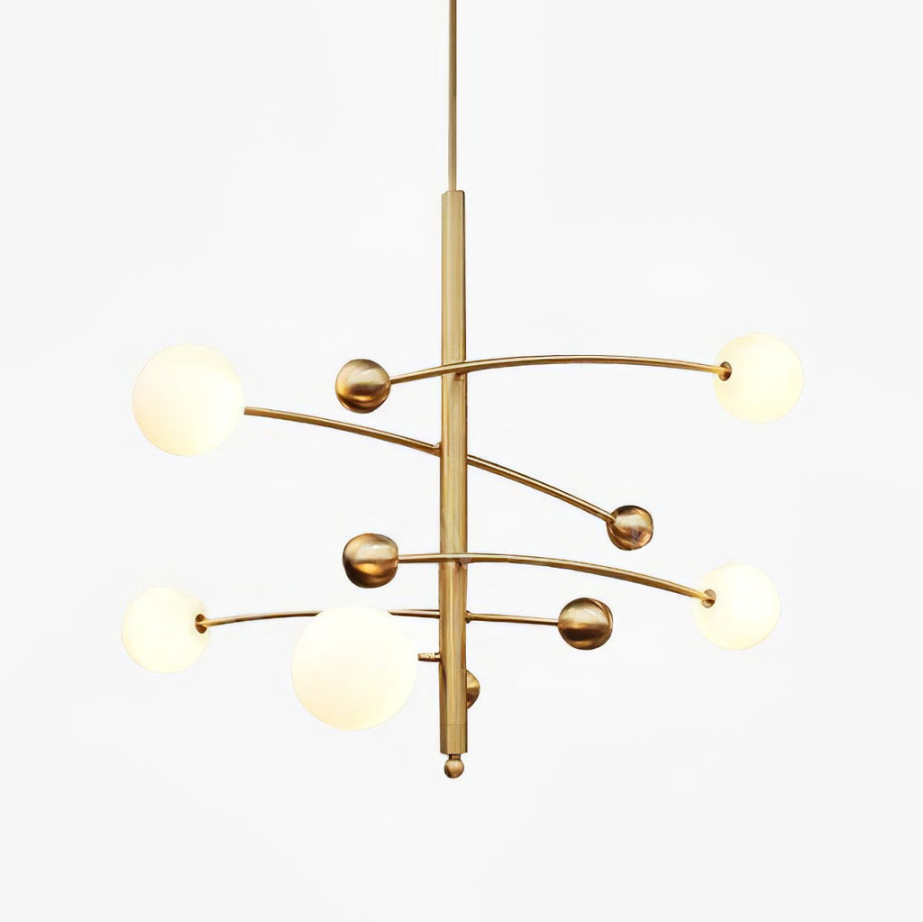 Naverelle Glass Chandelier-Moonnatur