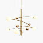 Naverelle Glass Chandelier-Moonnatur