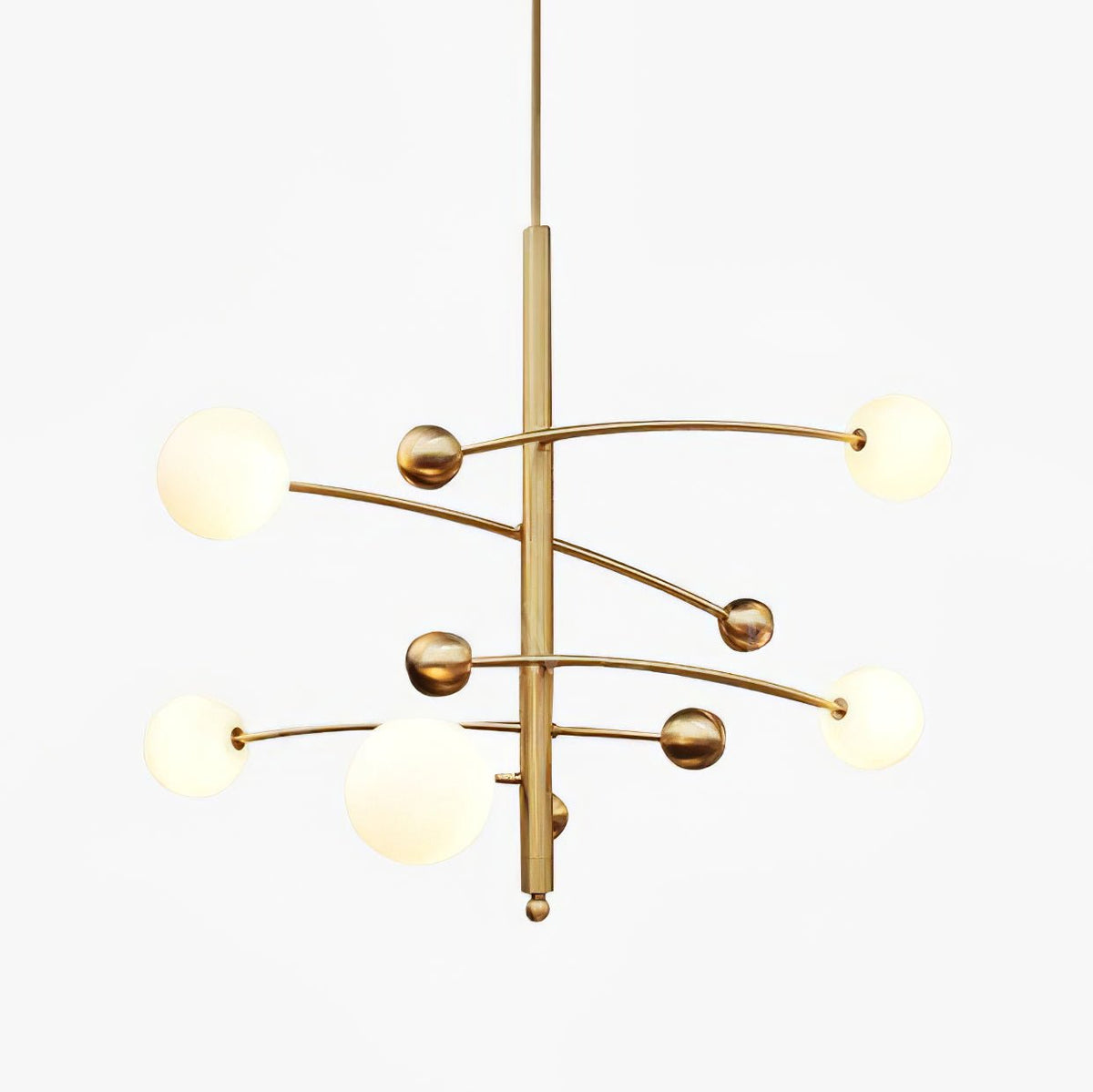 Naverelle Glass Chandelier-Moonnatur