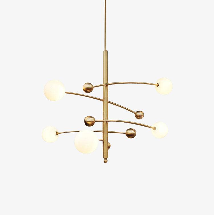 Naverelle Glass Chandelier-Moonnatur