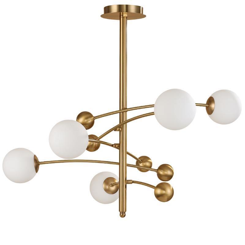 Naverelle Glass Chandelier-Moonnatur