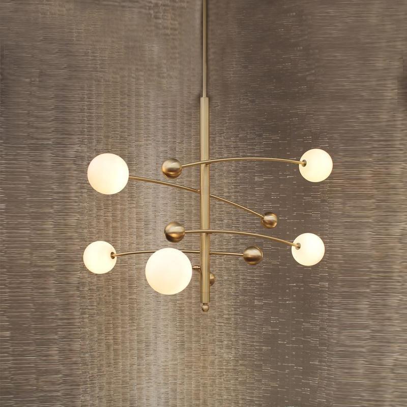 Naverelle Glass Chandelier-Moonnatur