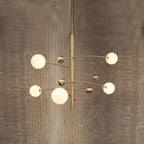 Naverelle Glass Chandelier-Moonnatur