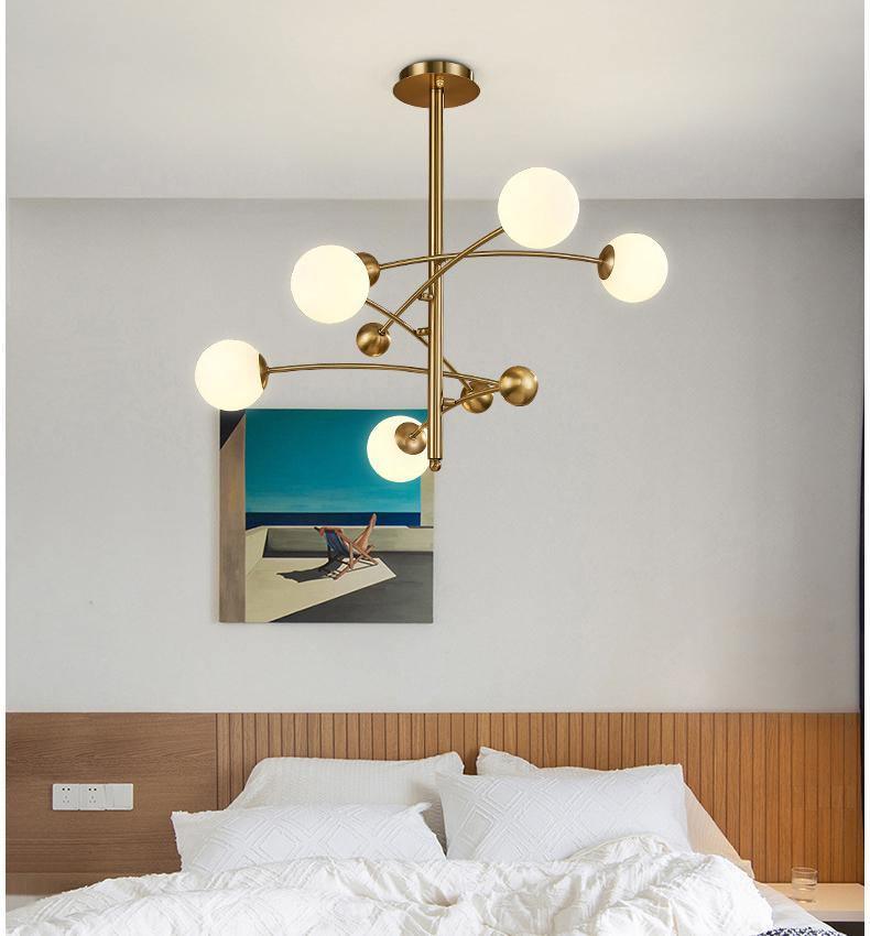 Naverelle Glass Chandelier-Moonnatur