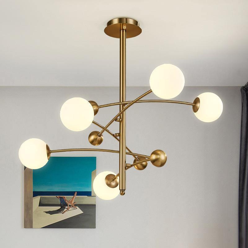 Naverelle Glass Chandelier-Moonnatur