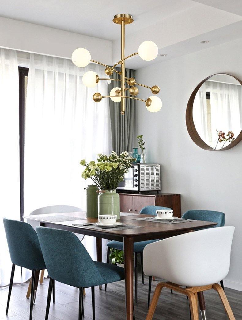 Naverelle Glass Chandelier-Moonnatur