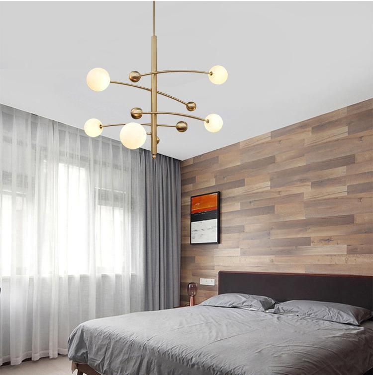 Naverelle Glass Chandelier-Moonnatur
