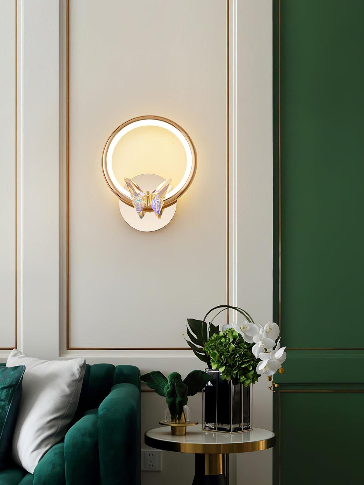 Idenelle Crystal Wall Light-Moonnatur