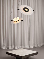 Lovenhill Alabaster Pendant Light-Moonnatur