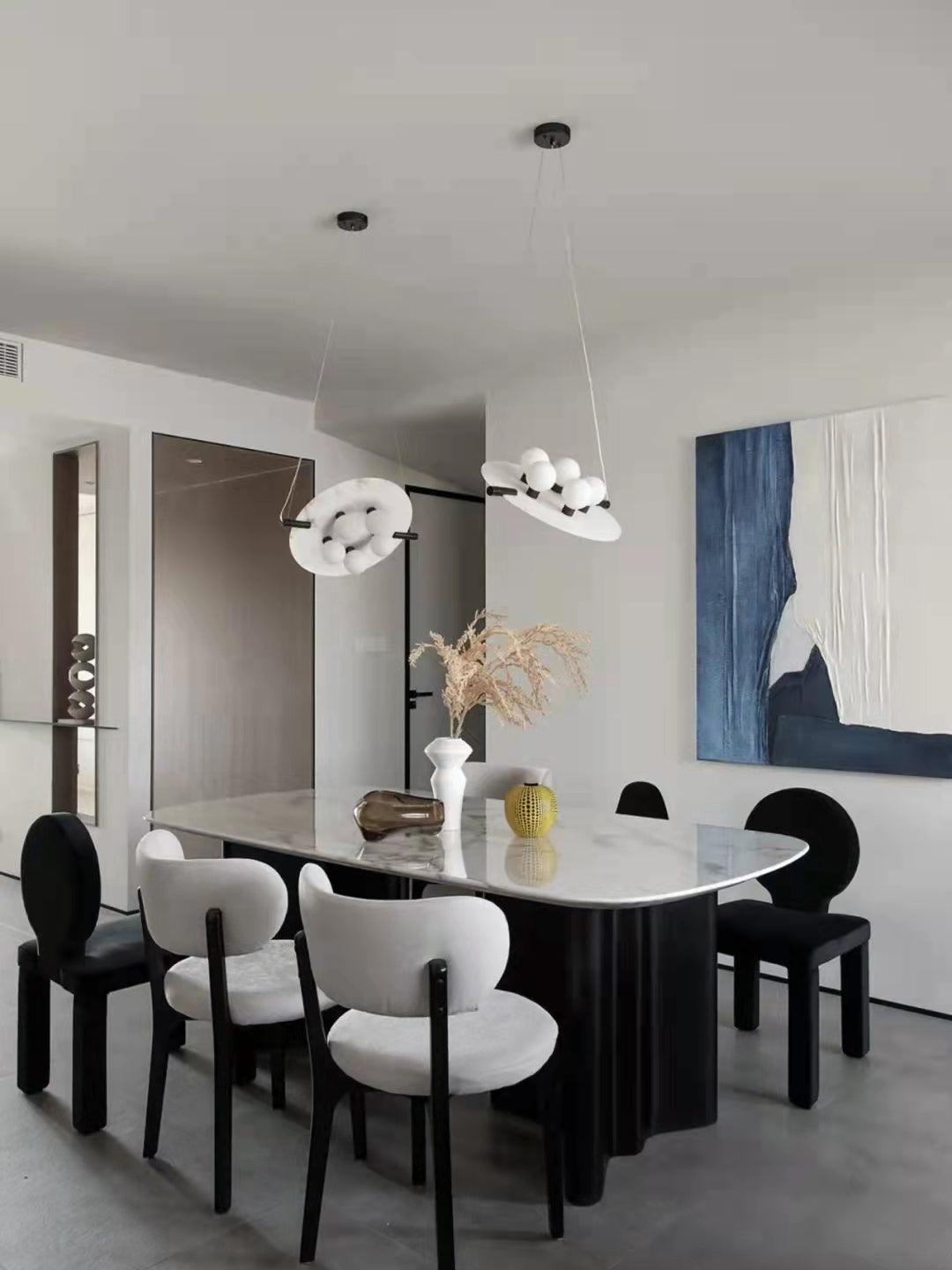 Lovenhill Alabaster Pendant Light-Moonnatur