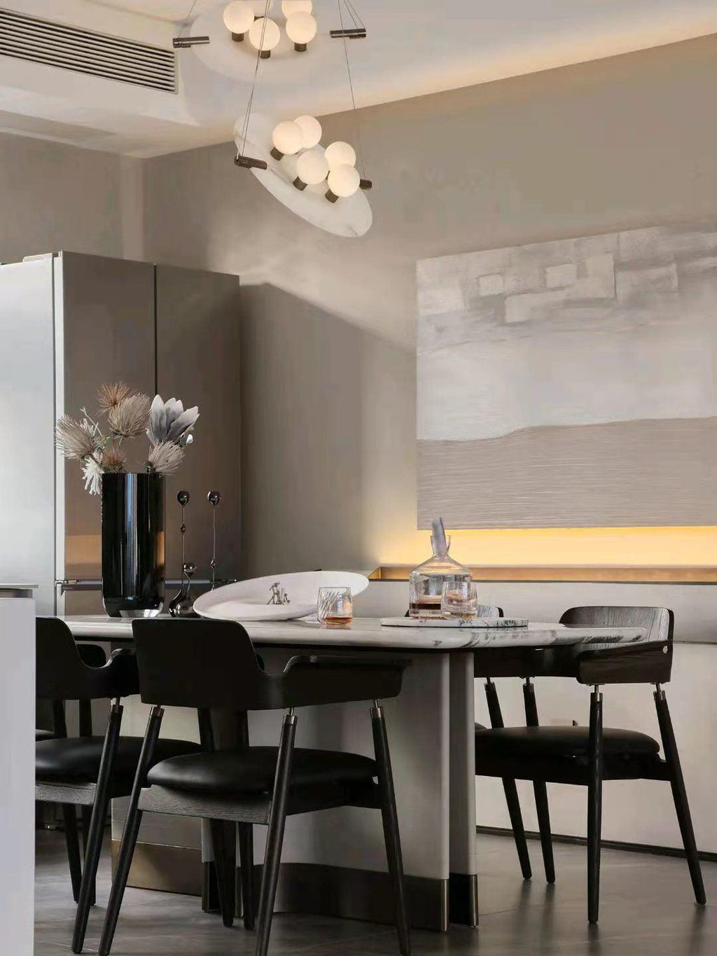 Lovenhill Alabaster Pendant Light-Moonnatur