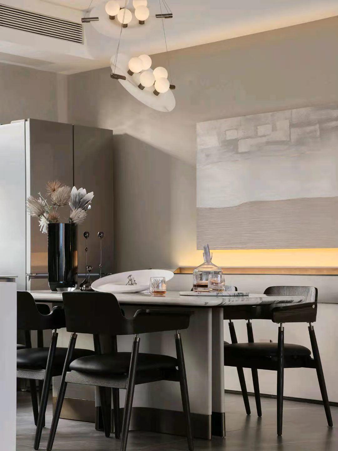 Lovenhill Alabaster Pendant Light-Moonnatur