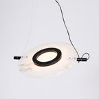 Lovenhill Alabaster Pendant Light-Moonnatur