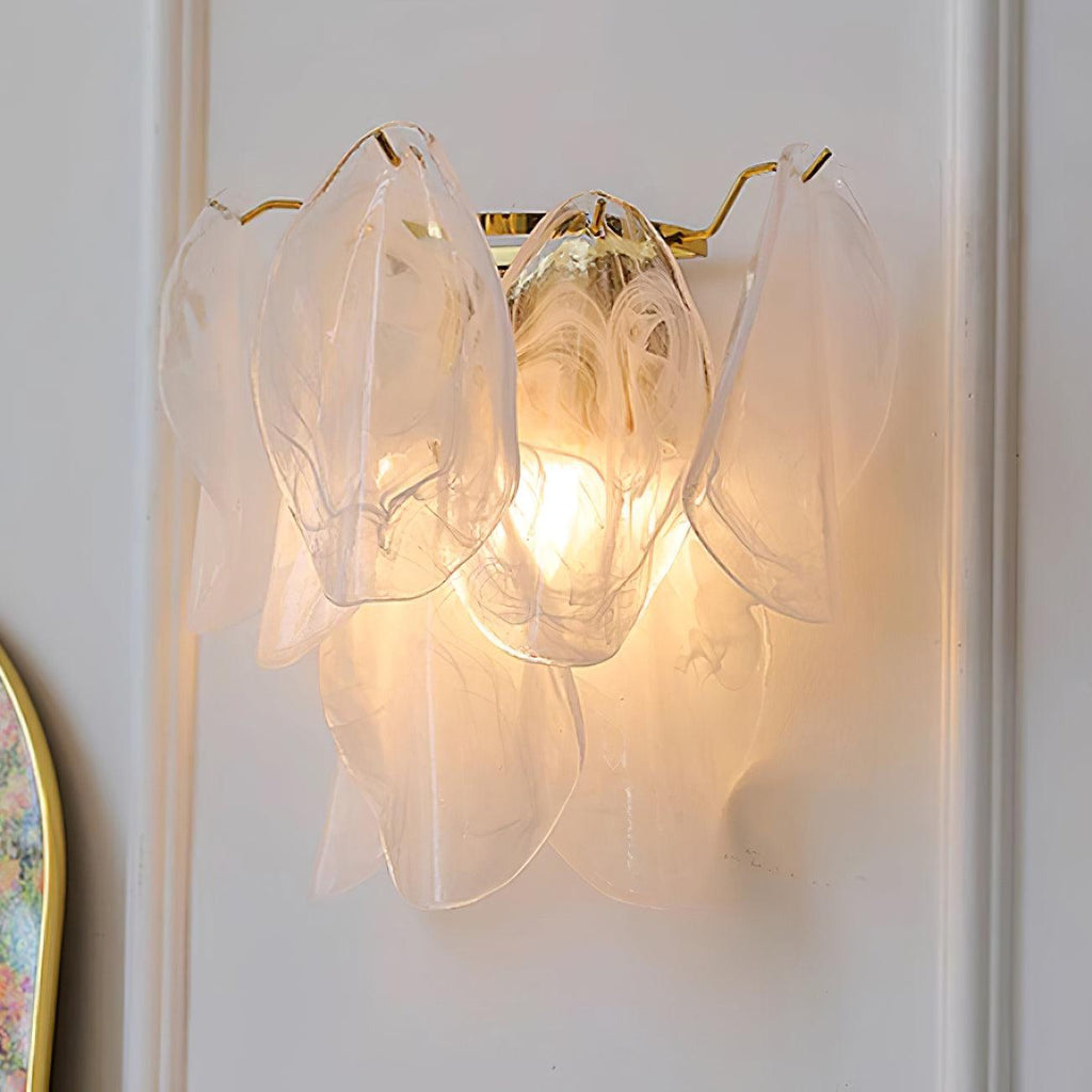 Zelvenrose Glass Wall Light-Moonnatur