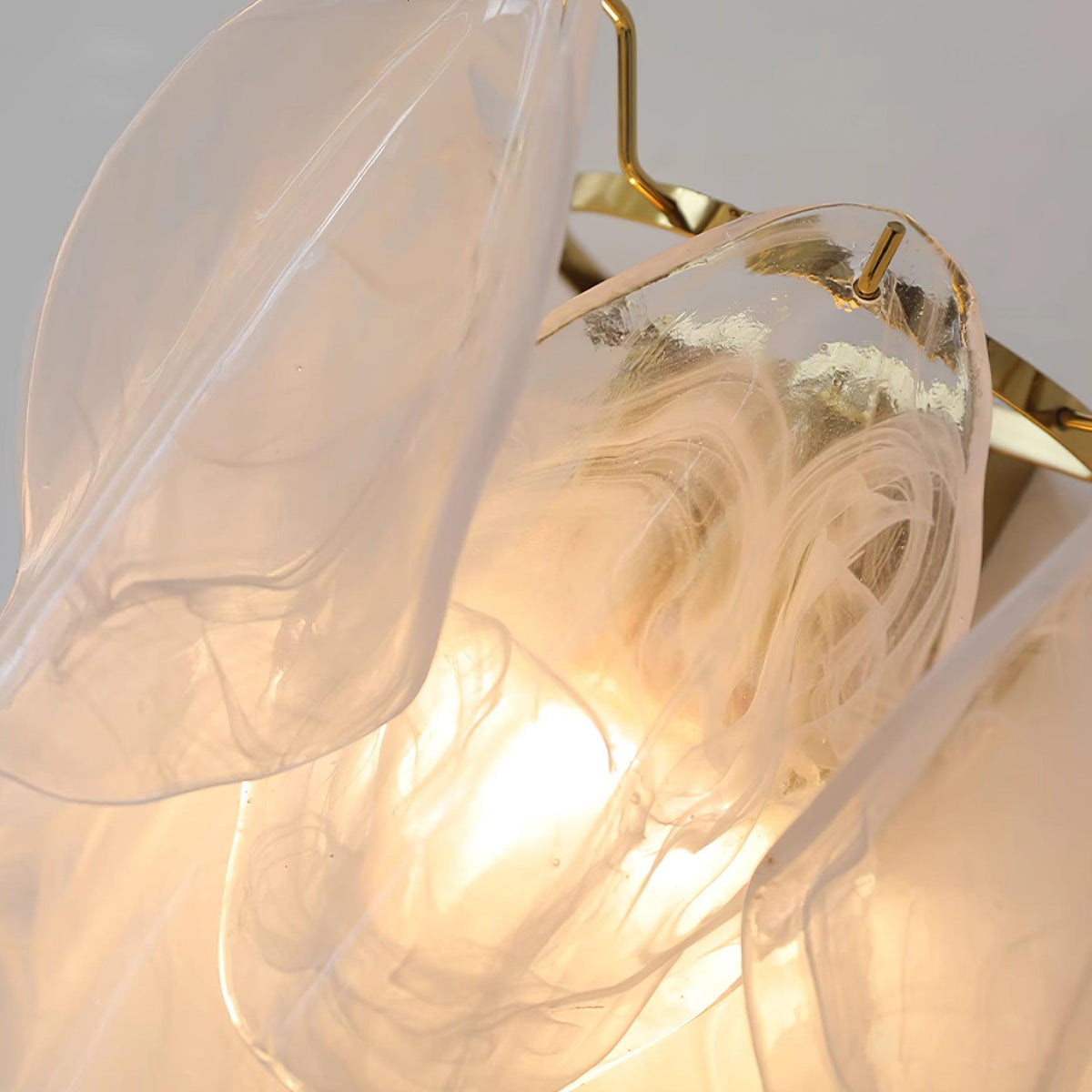 Zelvenrose Glass Wall Light-Moonnatur
