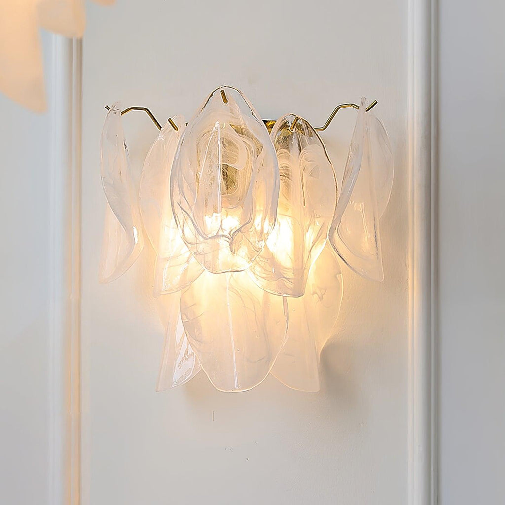 Zelvenrose Glass Wall Light-Moonnatur